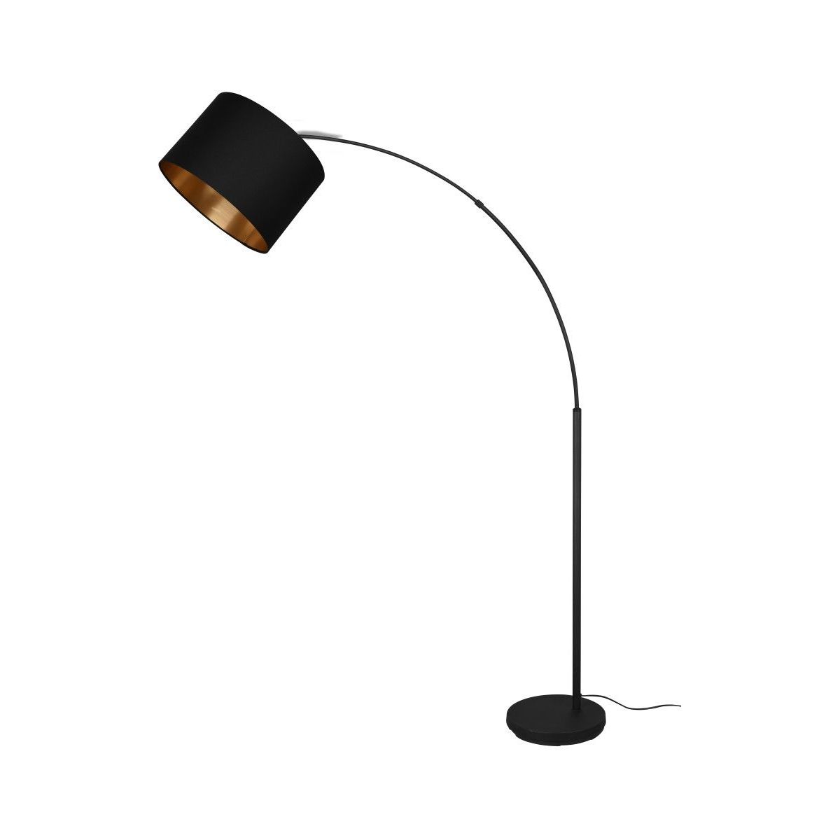 Bolivia Matt Black Floor Lamp