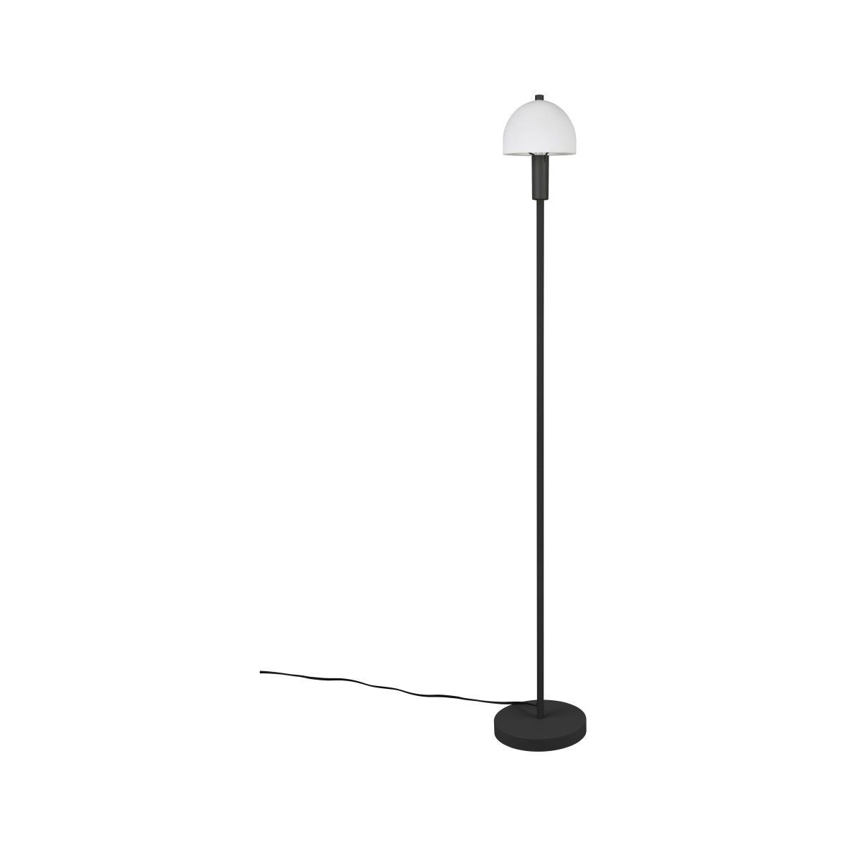 Glenn Matt Black Floor Lamp