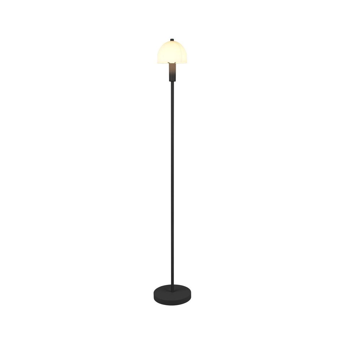 Glenn Matt Black Floor Lamp