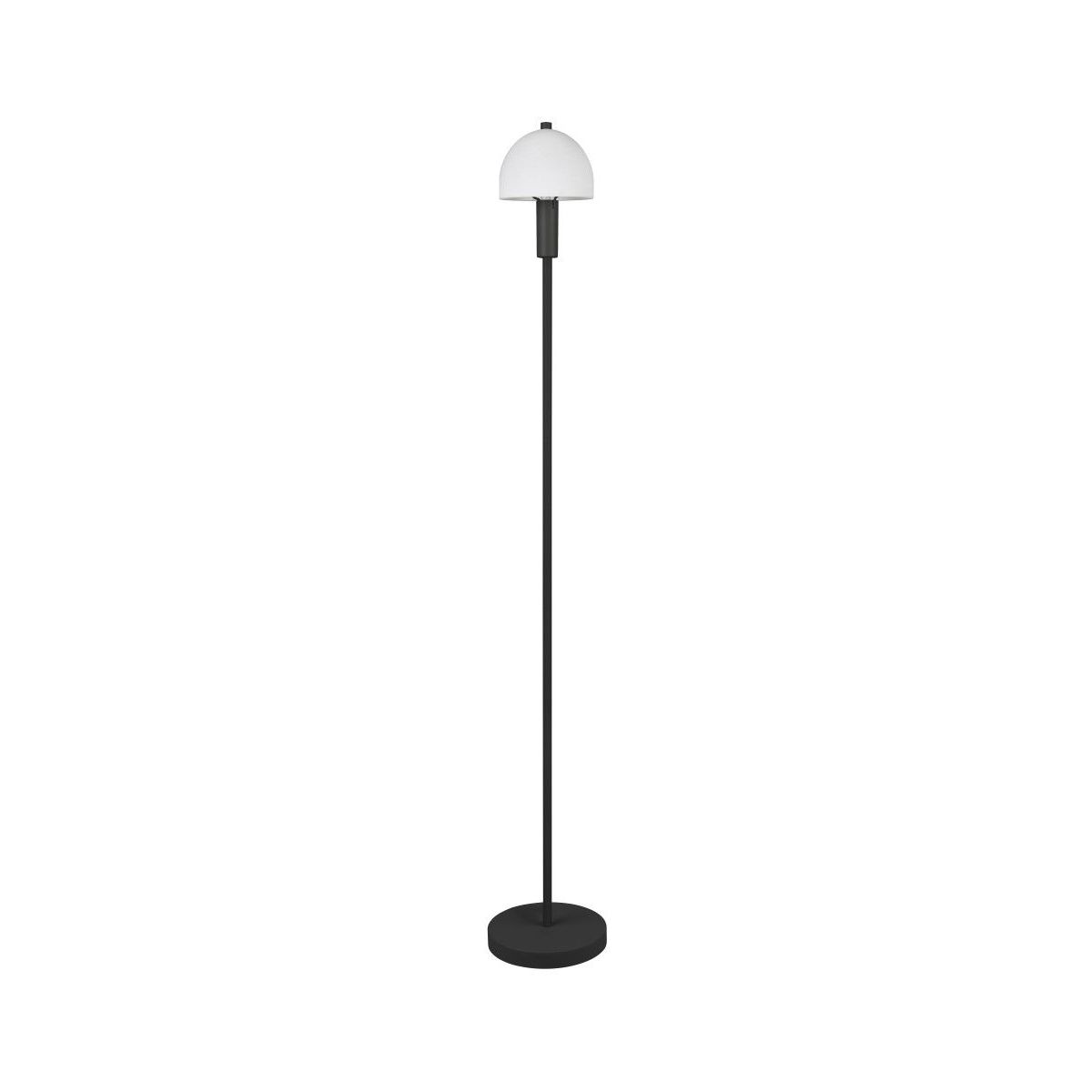 Glenn Matt Black Floor Lamp