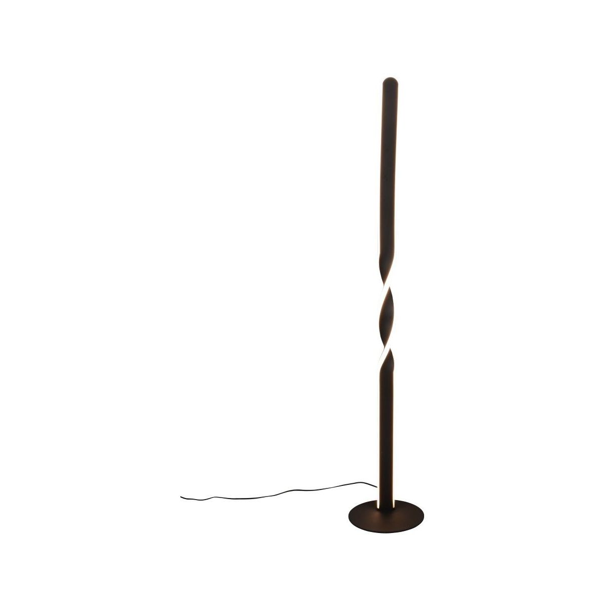 Ginko Matt Black LED Floor Lamp