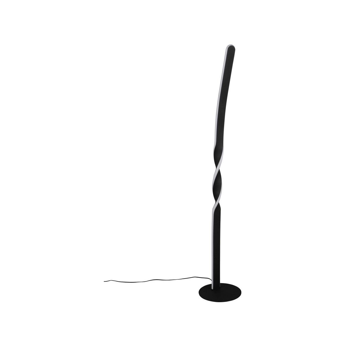 Ginko Matt Black LED Floor Lamp
