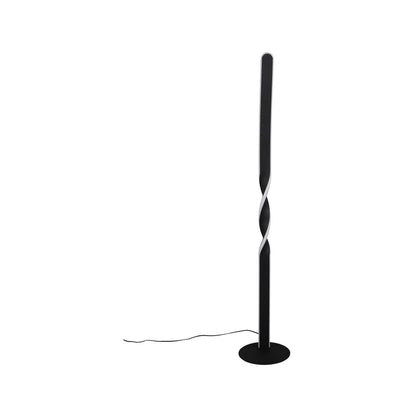 Ginko Matt Black LED Floor Lamp