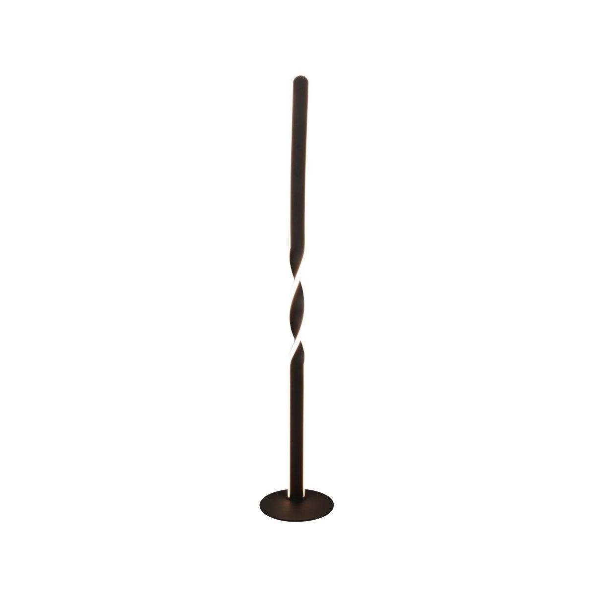 Ginko Matt Black LED Floor Lamp