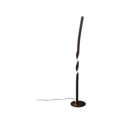 Ginko Matt Black LED Floor Lamp