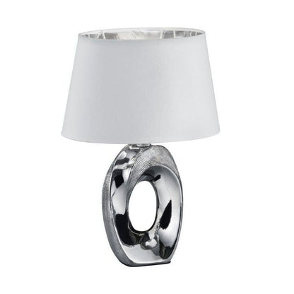 Taba Silver Table Lamp Small