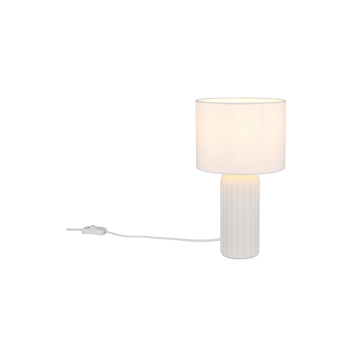 Blair Matt White Table Lamp Small