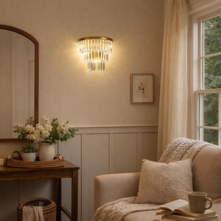 Rhapsody 3-Light Bronze Wall Light