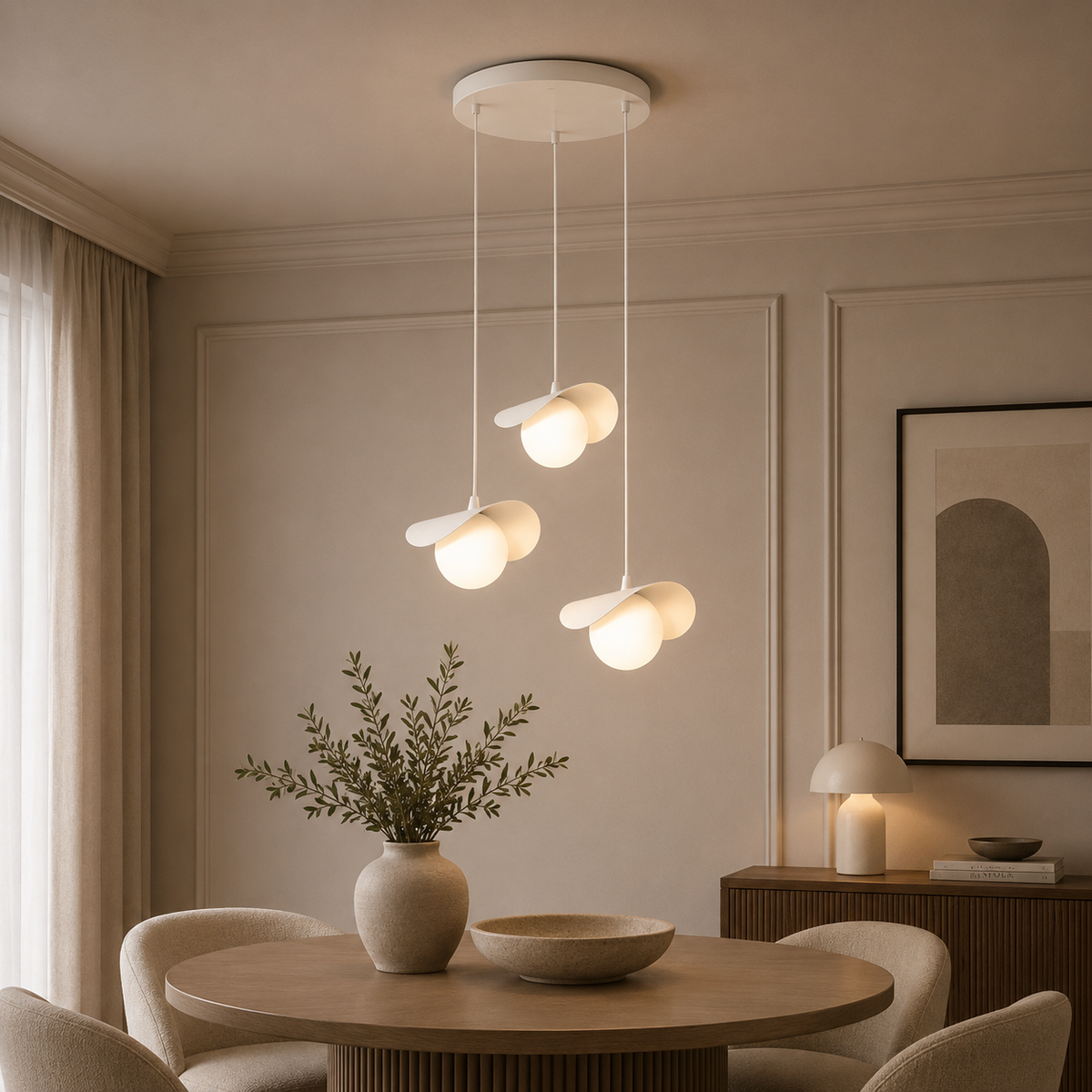 Ritual 3 Light Pendant White