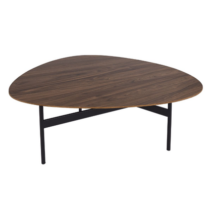Roald Coffee Table Walnut Effect and Matt Black