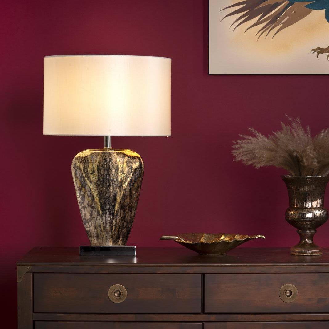 Syracuse Silver Mercury Glass Table Lamp
