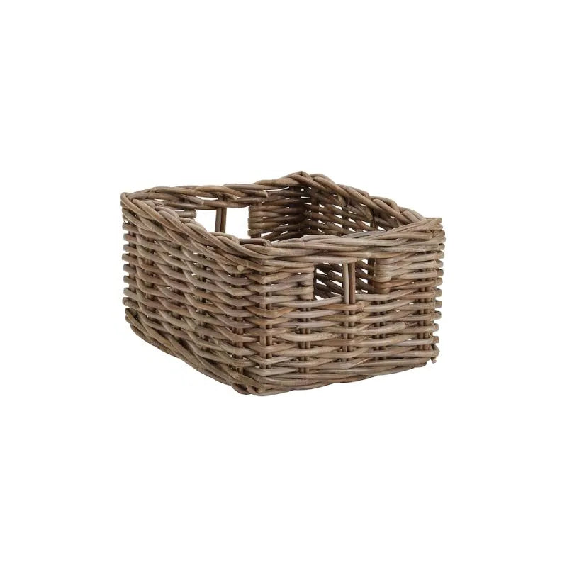 Wovenhill Set of 4 Rectangular Kubu Rattan Storage Baskets