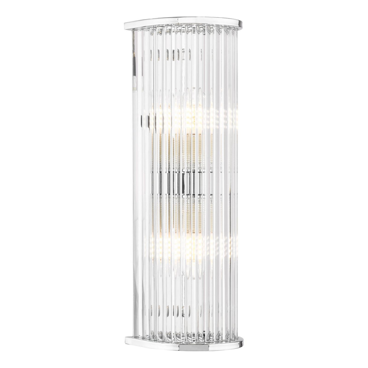 Tobiah 2 Light Bathroom Wall Light Polished Chrome IP44