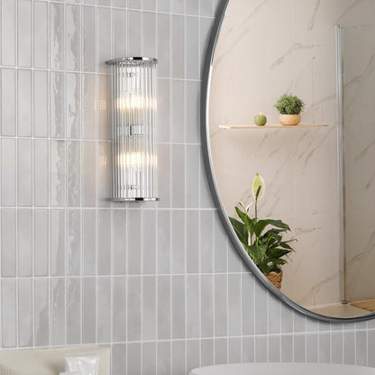 Tobiah 2 Light Bathroom Wall Light Polished Chrome IP44