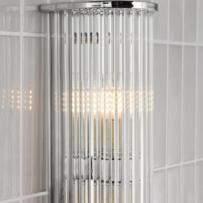 Tobiah 2 Light Bathroom Wall Light Polished Chrome IP44