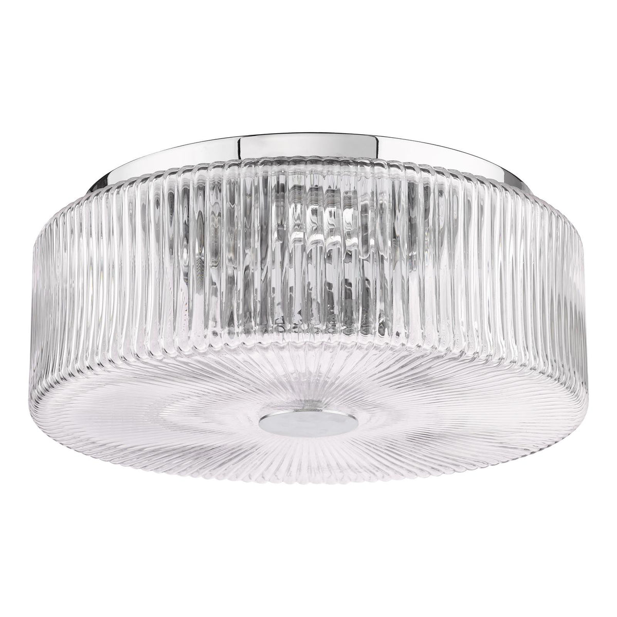 Twyman IP44 Light Bathroom Ceiling Light in Chrome