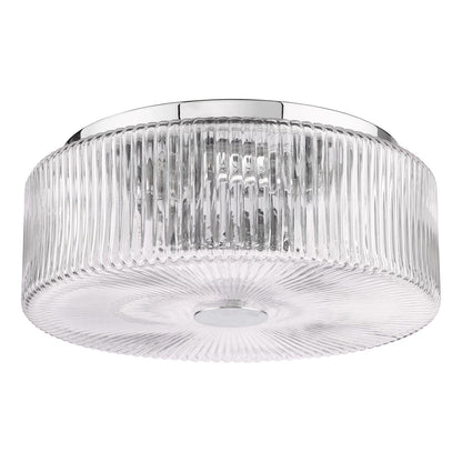 Twyman IP44 Light Bathroom Ceiling Light in Chrome