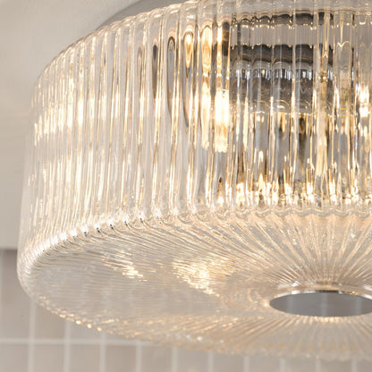 Twyman IP44 Light Bathroom Ceiling Light in Chrome