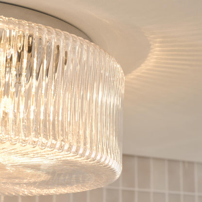 Twyman IP44 Light Bathroom Ceiling Light in Chrome