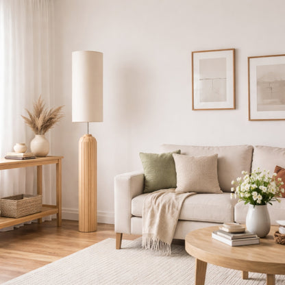 Tova Wooden Floor Lamp