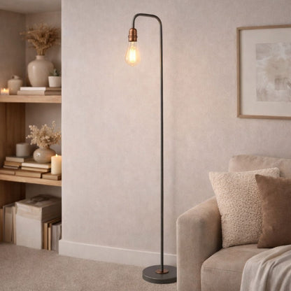 Vitor Industrial Copper Floor Lamp