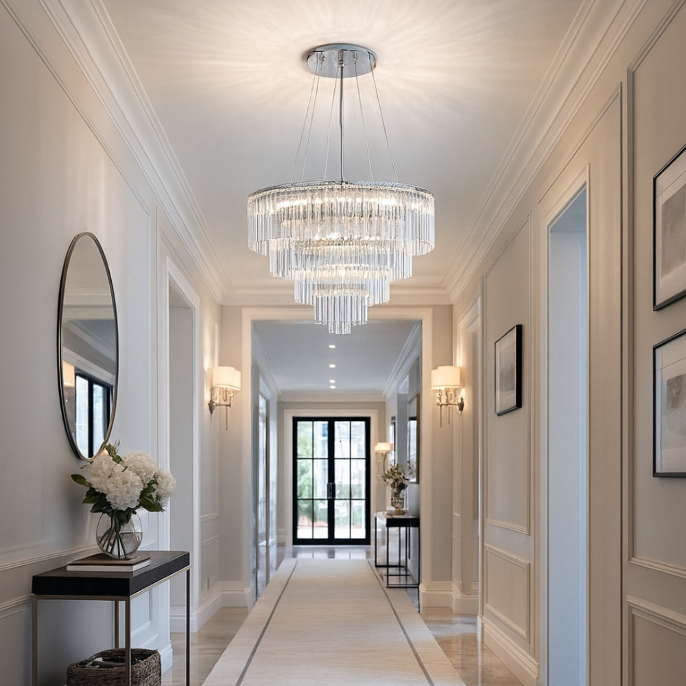 Seraphina Tiered Glass Chandelier
