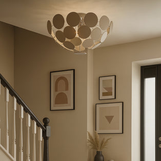 Skye 55cm Sputnik  Semi-Flush Ceiling Light