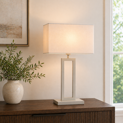Imogen Grey Table Lamp