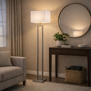 Imogen Grey Floor Lamp