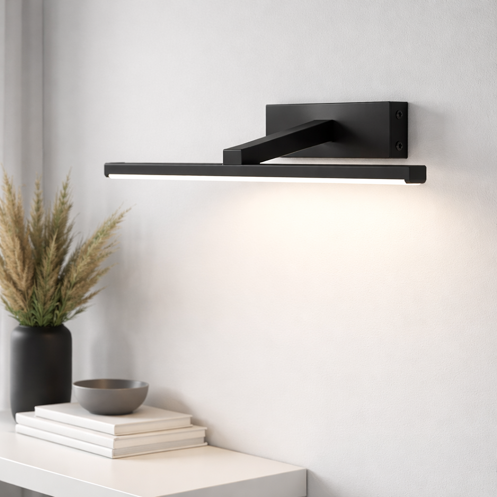 Vesper Black Magnetic Rechargeable LED Picture Light