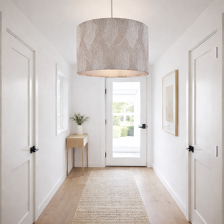 Parisa Silver Jaquard 30Cm Shade