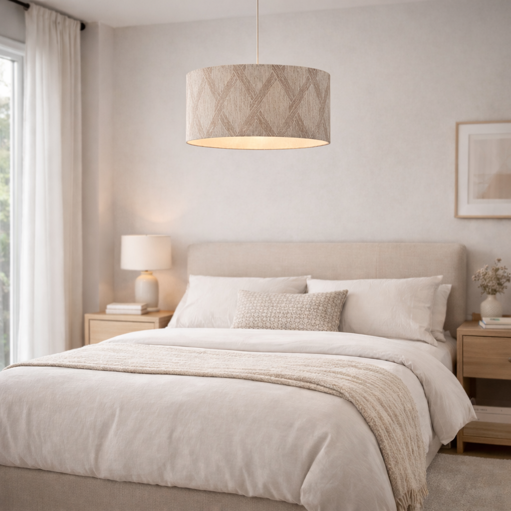 Parisa Silver Jacquard 40Cm Shade