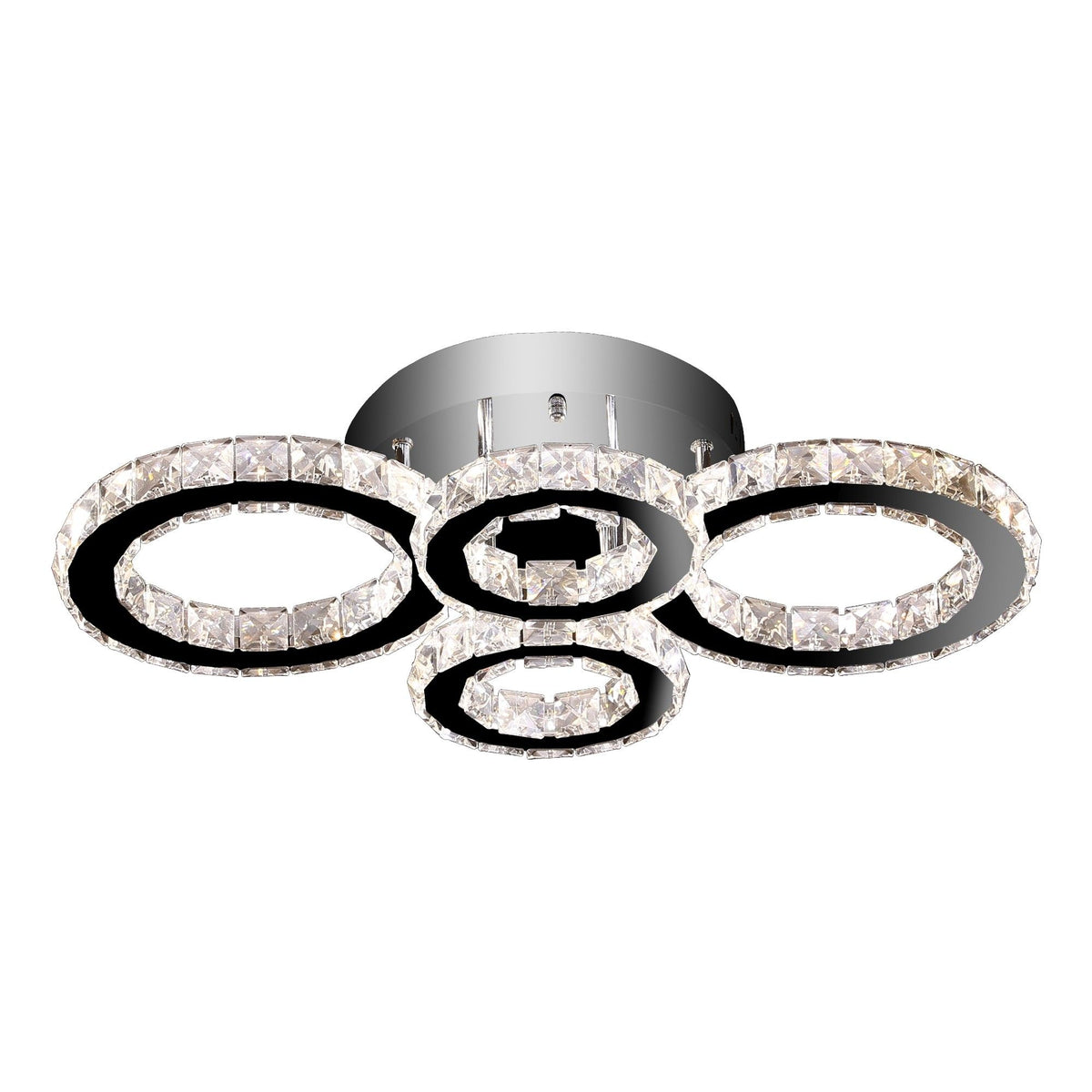 Niomi 4 LED Polished Chrome Warm White - Daylight Colour Changing Ceiling Light