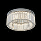 Oda Silver & Crystal LED Flush Ceiling Light