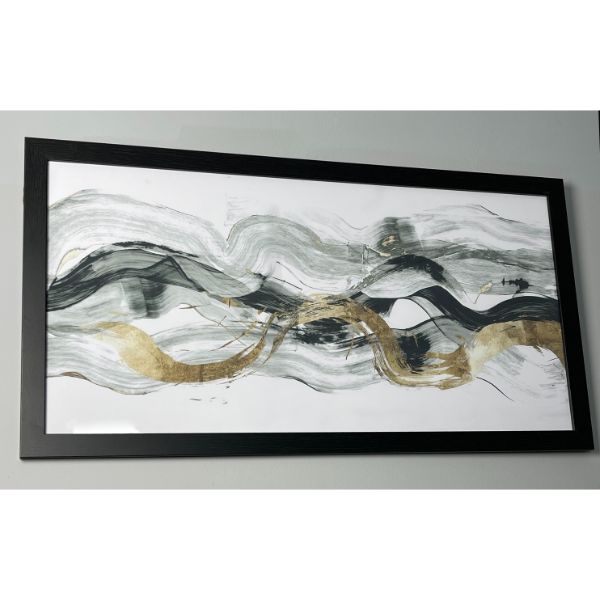 Shimmer River Wall Art 100x50cm