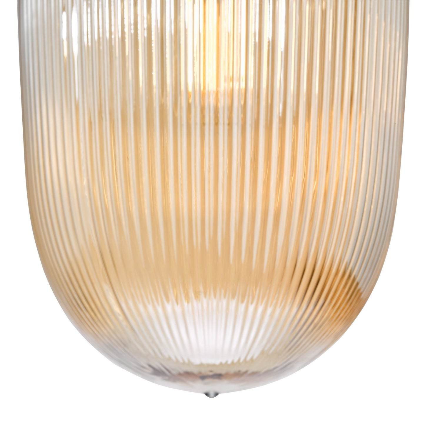 Abrielle Bronze & Amber Glass Pendant Ceiling Light
