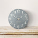 Thomas Kent Arabic Mantel Clock Flax Blue