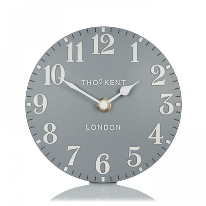 Thomas Kent Arabic Mantel Clock Flax Blue