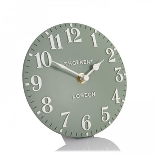 Thomas Kent Arabic Mantel Clock Seagrass