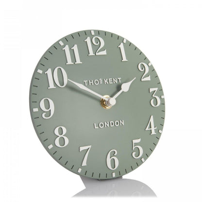 Thomas Kent Arabic Mantel Clock Seagrass