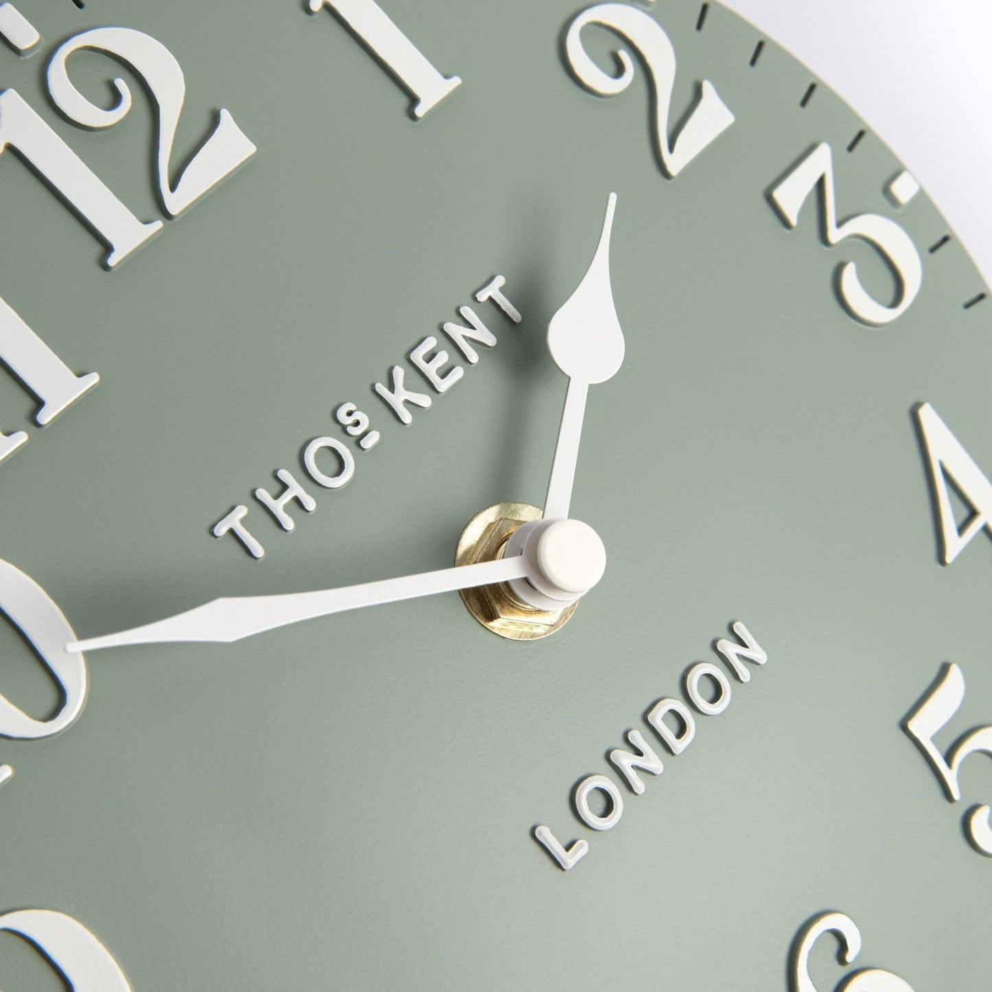 Thomas Kent Arabic Mantel Clock Seagrass