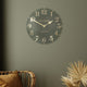 Thomas Kent 20" Arabic Wall Clock Lichen Green