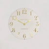 Thomas Kent 12" Arabic Wall Clock Oatmeal