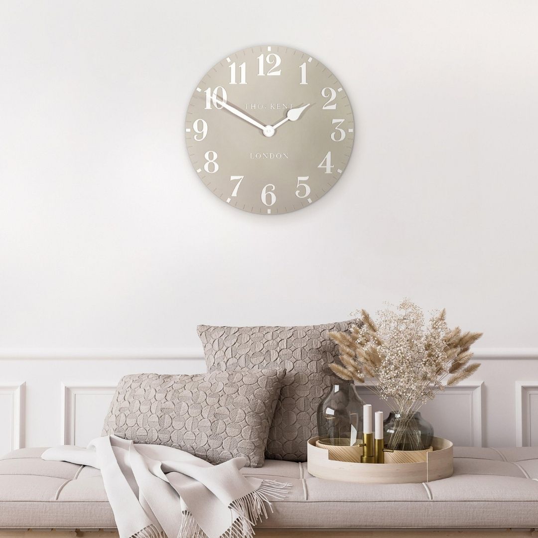 Thomas Kent 20" Arabic Wall Clock Sand