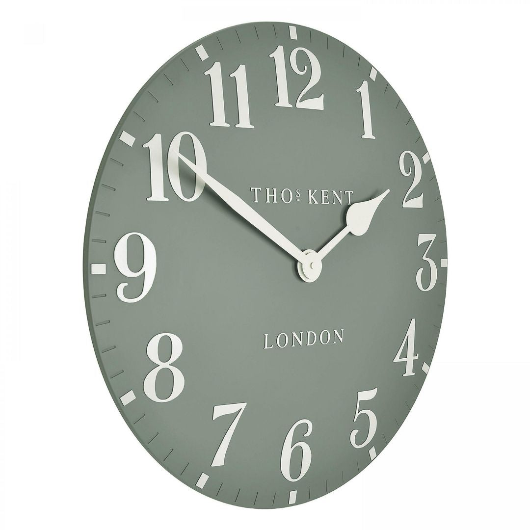 Thomas Kent 20" Arabic Wall Clock Seagrass