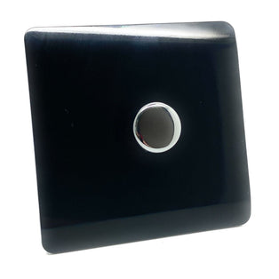 Trendi Switch 1 Gang 200 Watt LED Dimmer Light Switch in Piano Black
