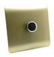 Trendi Switch 1 Gang 200 Watt LED Dimmer Light Switch in Champagne Gold