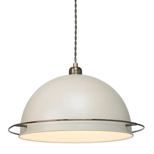 Bauhaus Copper and Cream 31cm 1 Light Pendant Shade