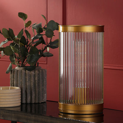 Bianka Bronze & Glass Table Lamp