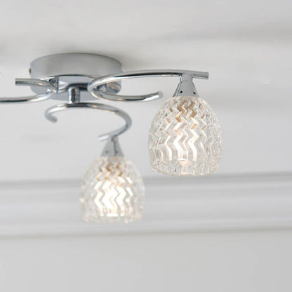 Boyer 3 Light Semi-Flush Ceiling Light